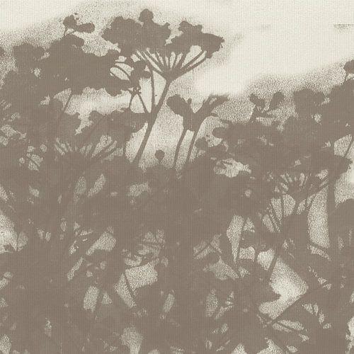 Op vintage geïnspireerde botanische met zachte bloemen