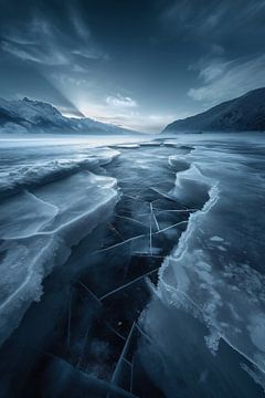 L'hiver sur la côte norvégienne sur fernlichtsicht