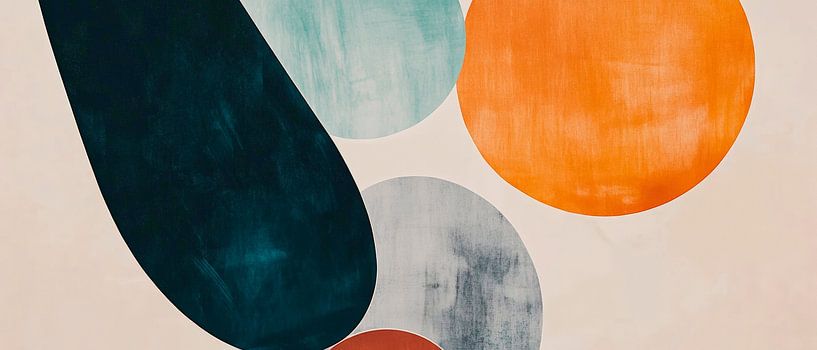 Farbentanz der Harmonie  Geometrie der Stille  Energie der F von Poster Art Shop