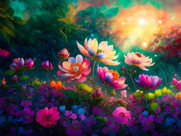 Blumen in der Landschaft von Mustafa Kurnaz