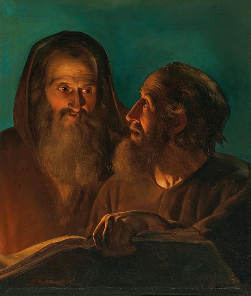 The Apostles John and Paul, Petrus van Schendel by Masterful Masters