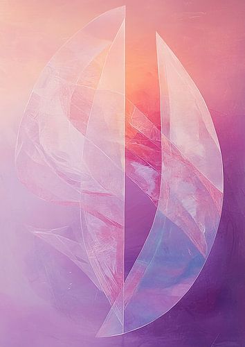 purple leaf | Blush Leaf Drift by Modern Collection
