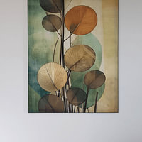 Klantfoto: Abstract blad van Bert Nijholt, als ArtFrame