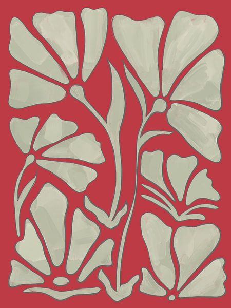 Boho-Blumenbild von Hella Maas