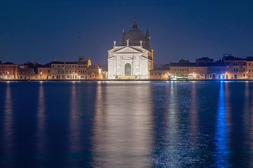 Venise - Vue de l'église Il Redentore de nuit par t.ART