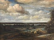 Hollands Panoramalandschap met een ver uitzicht op Haarlem, Philips Koninck van Meesterlijcke Meesters thumbnail