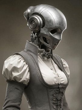 Profile of restraint by Klaus Tesching - Art-AI