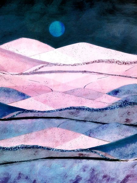 Scandinavian landscape by Mad Dog Art