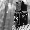 Yashica Mat middenformaat foto camera in zwart wit van FHoo.385