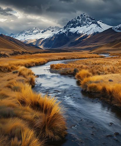 Schaduw en licht, bergen