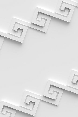 White Greek Ornaments