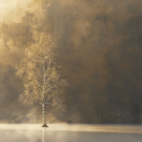 Birch Dreams: A Gentle Mosaic of Thoughts