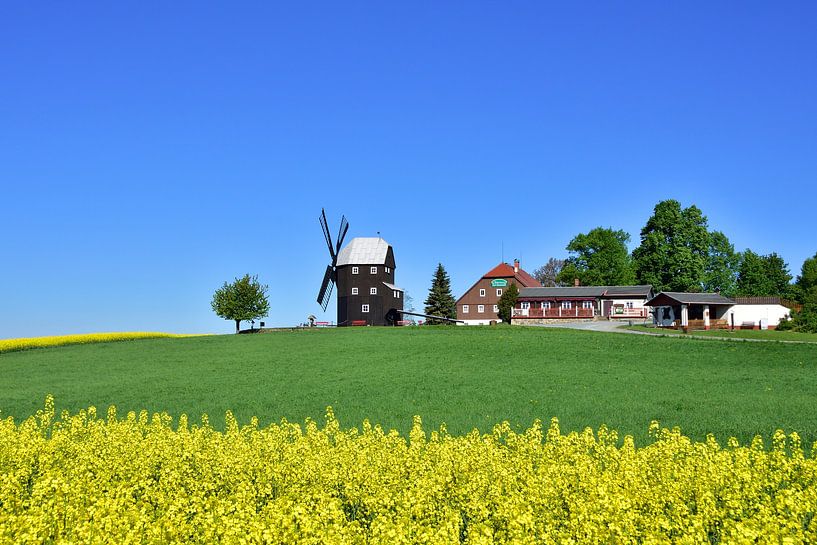 Bockwindmühle Kottmarsdorf von Karin Jähne