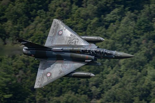 A low-flying French Mirage 2000