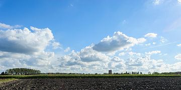 Zicht op Sint Anna ter Muiden van Dirk Huckriede