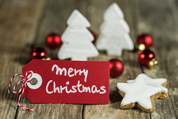 Joyeux Noël avec des biscuits en forme d'étoile sur Alex Winter