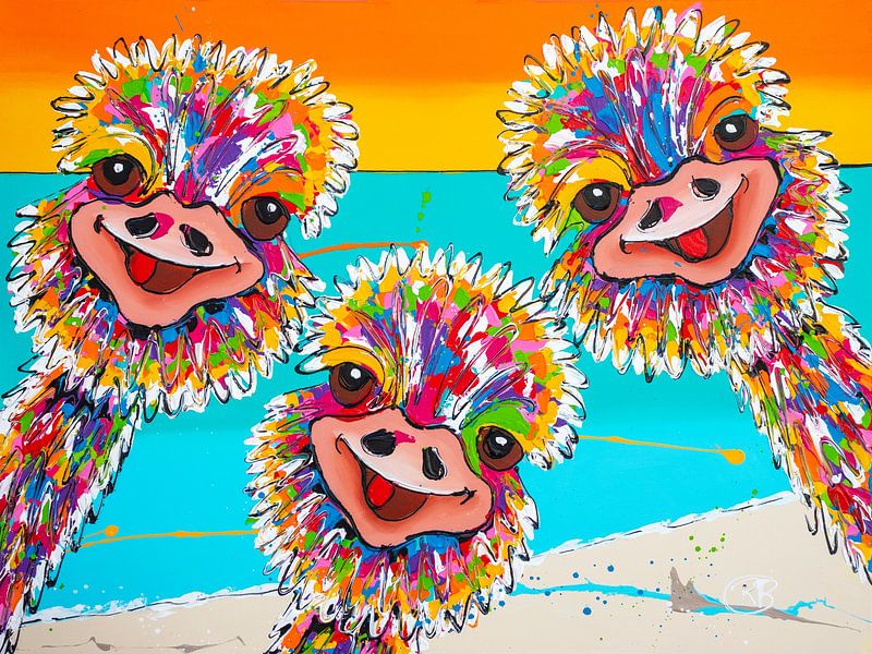 Cheerful trio by Happy Paintings / Renata Rolefes