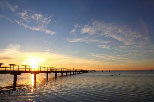 Morgens an der Brücke