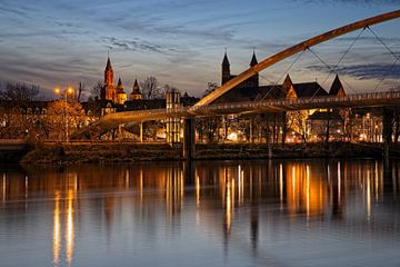 Maastricht at dusk by Rob Boon