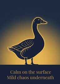 Der elegante Schwan – Ruhe an der Oberfläche, leichtes Chaos darunter