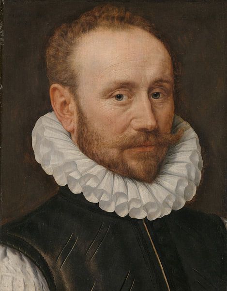 Porträt eines Mannes, Adriaen Thomasz. Schlüssel, 1581 von Marieke de Koning