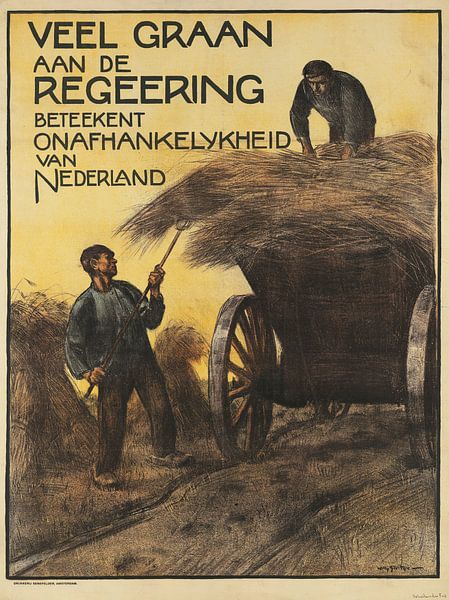 Willy Sluiter, Eine Menge Getreide, 1914-1918 von Atelier Liesjes