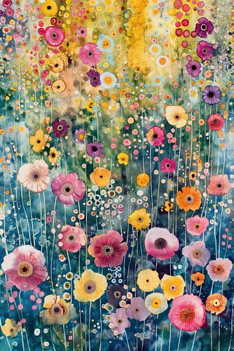 Sea of Flowers in Pastel