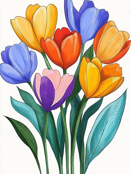 Flower Party - Celebrate Spring! by PixelPrestige