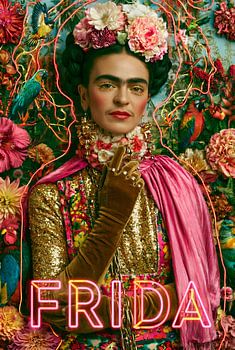 Frida: Ikonische Pracht in Neon und Gold