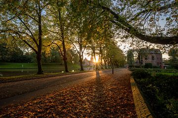 Noordersingel Leeuwarden in herfstsfeer van robertjan boonstra