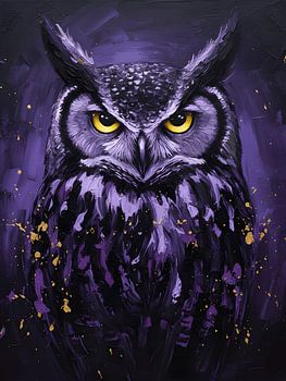 purple owl