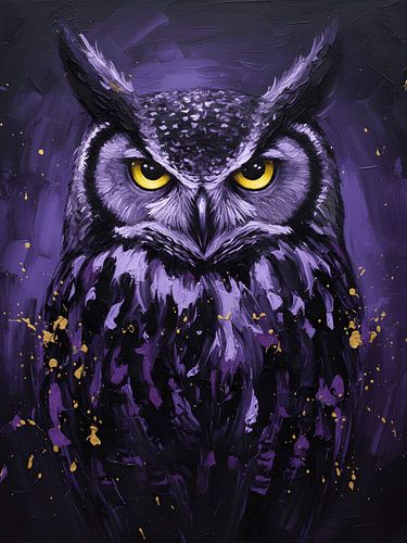 purple owl
