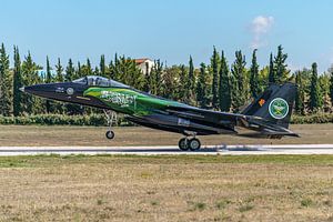 Saudische Boeing F-15 Eagle landet in Tanagra.