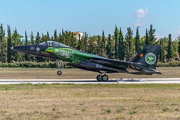 Saudi Boeing F-15 Eagle lands at Tanagra. by Jaap van den Berg