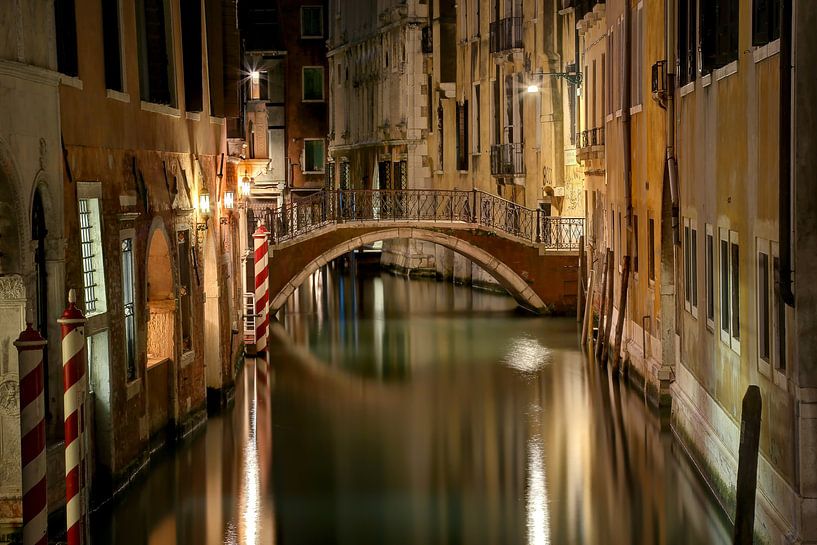 Pont dans la vieille ville de Venise par Sabine Wagner