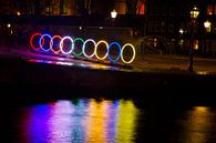 Amsterdam Light Festival gekleurde ringen von Dexter Reijsmeijer Miniaturansicht