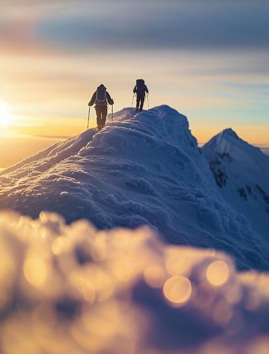 Winter landscape adventure