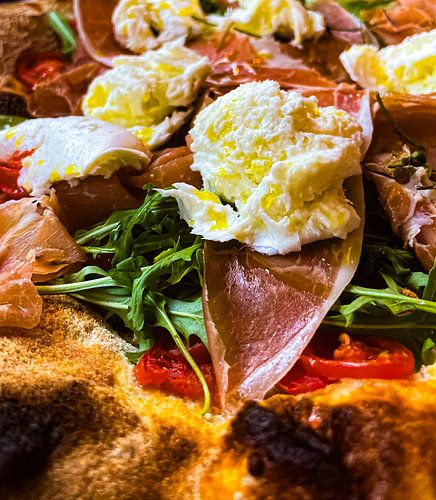 Pizza Speck Parma delicious