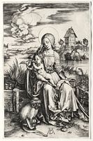 Die heilige Jungfrau mit Kind und Affe, Albrecht Dürer