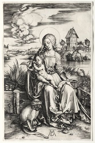 The Virgin and Child with a monkey, Albrecht Dürer by De Canon
