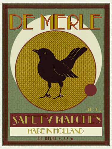 Merle Safety Matches Made In Holland van Karin Steenge