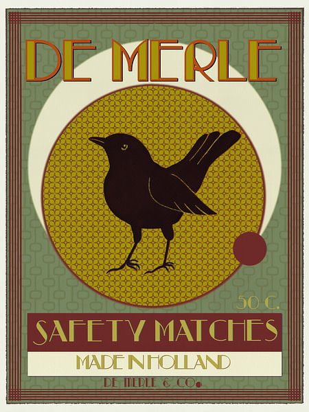 Merle Safety Matches Made In Holland van Karin Steenge