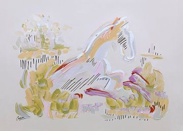 'Frisson' | Abstraktes Pferd von Ceder Art