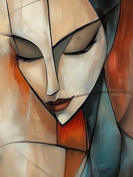 Abstract face by Bert Nijholt