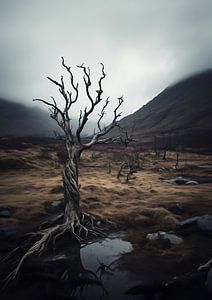 Raue Landschaft