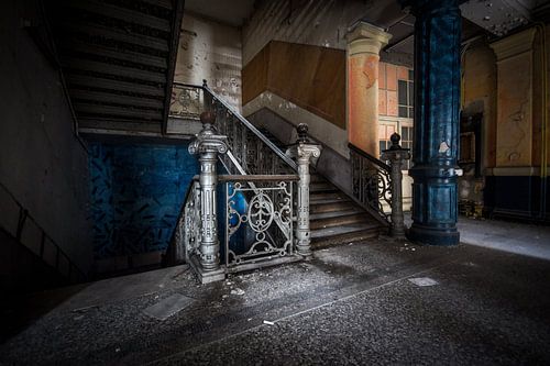 Verlaten trappen gang