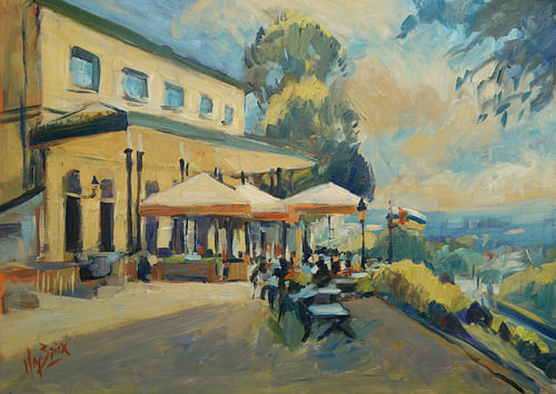 Terrace at Slavante by Nop Briex