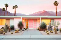 Palm Springs Retro am Ende des Tages