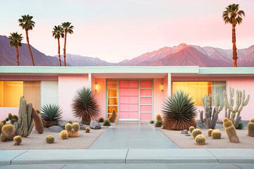 Palm Springs aan het eind van de dag van Philippe HUGONNARD