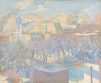 Madison Square, neige par Allen Tucker